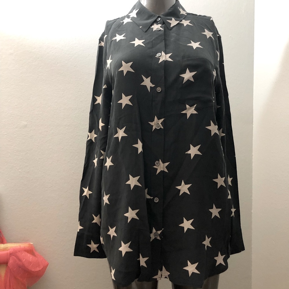NWT) equipment stars shirt